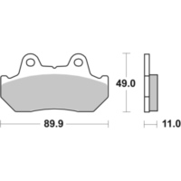 Brake Pads / Shoes SBS 542LF