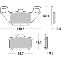 Brake Pads / Shoes SBS 557LF