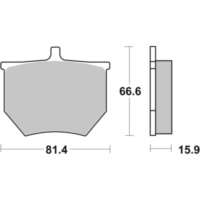 Brake Pads / Shoes SBS 569RQ