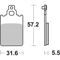 Brake Pads / Shoes SBS 607LF