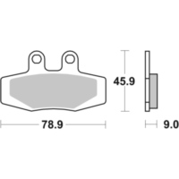 Brake Pads / Shoes SBS 621LF