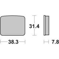 Brake Pads / Shoes SBS 625LF