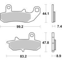 Brake Pads / Shoes SBS 635LF