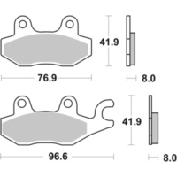 Brake Pads / Shoes SBS 638LF