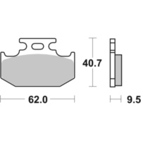 Brake Pads / Shoes SBS 648LF