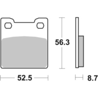 Brake Pads / Shoes SBS 701LF