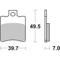 Brake Pads / Shoes SBS 725LF