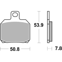 Brake Pads / Shoes SBS 730RST