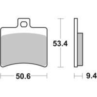 Brake Pads / Shoes SBS 747LF