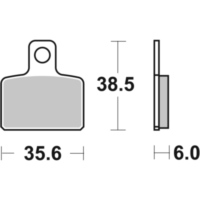 Brake Pads / Shoes SBS 803LF