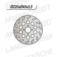 Brake disk NG 0015 220 mm, fixed (FXD)