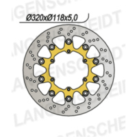 Bremsscheibe NG 0723 320 mm, schwimmend gelagert (FLD)