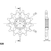 Front Sprocket 520/11t