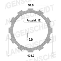 Clutch Plates - Friction - FCC for: Kawasaki 13088-1125