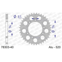Alu Chain Wheel - Rear Sprocket AFAM 520 - 40t SILVER 7830340