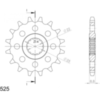 Front Sprocket 525/16t 94903A16