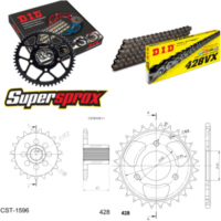 Chain Kit - Steel - for: AEON Revo 50 04-07/Revo 100 04-10 19-28-084 DID428VX Clip