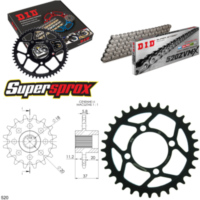 Chain Kit - Steel - for: AEON Cobra 125 RS II 03-06/Overland 1 17-32-072 DID520ZVM-X endless