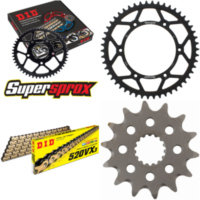 Kettensatz Stahl für: BETA RR400 Enduro 05-11/RR450 Enduro 14-50-114 DID520VX3(G&B) Niet