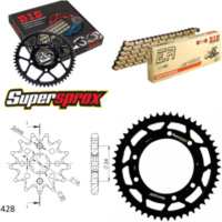 Chain Kit - Steel - for: MALAGUTI X3M 125 Enduro 07-13 14-50-126 DID428NZ(G&B) Clip