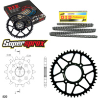 Kettensatz Stahl für: APRILIA SX125 08-08 14-45-102 DID520NZ Clip