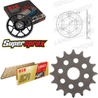 Chain Kit - Steel - for: APRILIA AF1 125 Replica 88-90 16-36-106 DID520ERT2(G&G) Clip