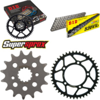 Chain Kit - Steel - for: APRILIA Pegaso 650 Strada 05-05/Pegas 15-44-110 DID520VX3 Clip