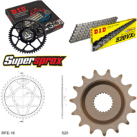 Chain Kit - Steel - for: APRILIA ETX600 Tuareg 85-87 15-46-104 DID520VX3 endless
