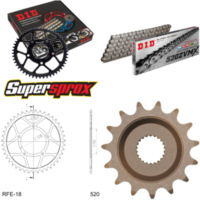 Chain Kit - Steel - for: APRILIA ETX600 Tuareg 85-87 15-46-104 DID520ZVM-X endless