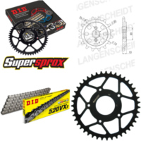 Chain Kit - Steel - for: CAGIVA Mito 125 80 Km/h 12-43 <-> 12-43-114 DID520VX3 endless