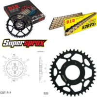 Chain Kit - Steel - for: CAGIVA Mito 125 Evolution 2 00-04 14-38-112 DID520VX3(G&B) endless