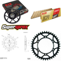 Kettensatz Stahl für: CAGIVA Freccia C12R 89-92 14-41-114 DID520ERT2(G&G) Clip