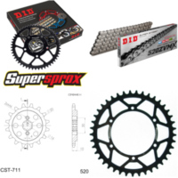 Chain Kit - Steel - for: CAGIVA Freccia C12R 89-92 14-41-114 DID520ZVM-X rivet