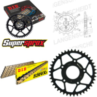 Kettensatz Stahl für: CAGIVA Supercity 125 92-06 13-42-108 DID520VX3(G&B) Clip