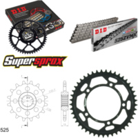 Kettensatz Stahl für: TRIUMPH Daytona 600 03-04 15-45-108 DID525ZVM-X Endlos