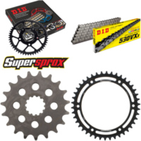 Chain Kit - Steel - for: TRIUMPH Daytona 955 I [6 x Ø8.5] 02-0 19-42-106 DID530VX3 rivet