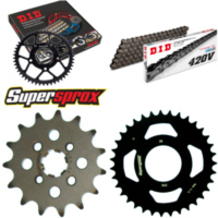 Chain Kit - Steel - for: HONDA ST70 DAX 90-92 15-35-086 DID420V Clip