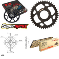 Chain Kit - Steel - for: HONDA CB50 J 75-83 12-42-102 DID420NZ3(G&B) Clip