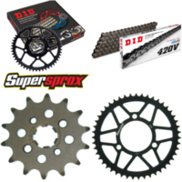 Kettensatz Stahl für: HONDA MTX50 S [DE] 83-84 14-47-122 DID420V Clip