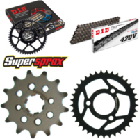 Chain Kit - Steel - for: HONDA NS1 NSR75 Import - 13-37-126 DID420V Clip
