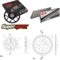 Chain Kit - Steel - for: HONDA CA125 Rebel 95-00 13-39-112 DID520ZVM-X endless