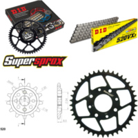 Chain Kit - Steel - for: HONDA CA125 Rebel 80 km/h Honda 95-95 13-42-116 DID520VX3 endless