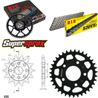 Chain Kit - Steel - for: HONDA NSR125 98-99/NSR125 [DE] 00-03 14-35-110 DID520VX3 rivet