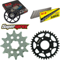Chain Kit - Steel - for: HONDA NSR125 80km/h Version 4 99-03 12-36-108 DID520VX3 endless