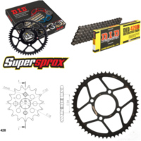 Chain Kit - Steel - for: HONDA MTX125 83-94 15-53-130 DID428D Clip