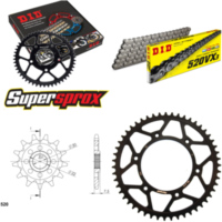 Chain Kit - Steel - for: HONDA CRF250 R 04-09 13-51-114 DID520VX3 rivet