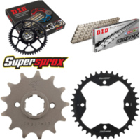 Kettensatz Stahl für: HONDA TRX250 R /Fourtrax [US] 88-89 13-38-092 DID520ZVM-X(S&S) Endlos
