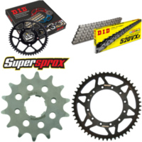 Kettensatz Stahl für: HONDA XL250 S 79-81 14-53-102 DID520VX3 Clip