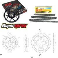 Chain Kit - Steel - for: HONDA CB250 NB, C, D 81-83 15-41-102 DID520NZ Clip