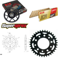 Kettensatz Stahl für: HONDA CB400 N 83-85 16-36-100 DID520ERT2(G&G) Clip